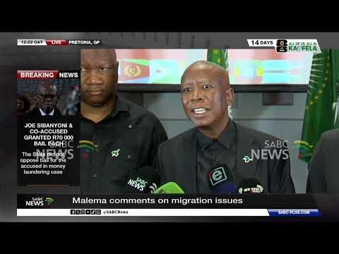 Malema labels anti-immigration activity as Afrophobia