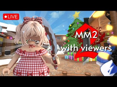 PLAYING MM2 WITH VIEWERS ❤ (Murder Mystery 2)