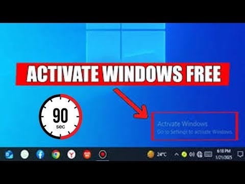 Activate Windows in 90 seconds (NO Product Key)