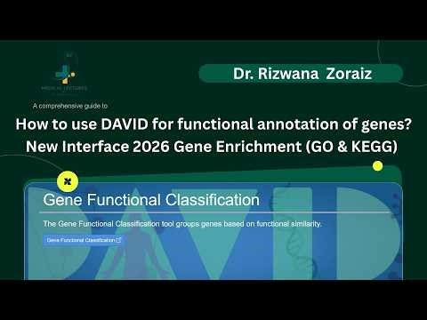How to use DAVID for functional annotation of genes? New Interface 2026 Gene Enrichment (GO & KEGG)