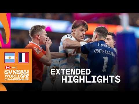 CLOSE battle for gold 🏆 | Argentina v France | HSBC SVNS Hong Kong 2025 | Extended Highlights