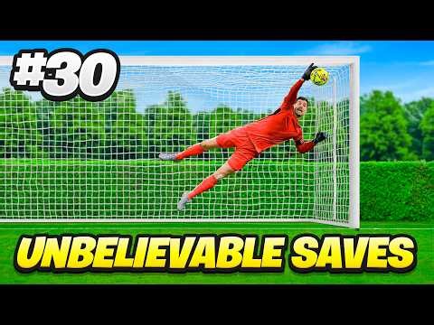 30 of the most UNBELIEVABLE goalkeeper saves we've ever filmed 🧤