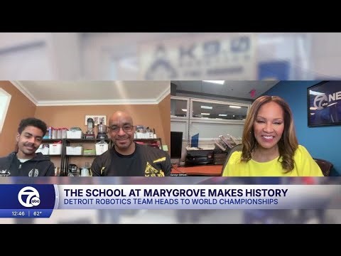 Detroit robotics team heads to world championships