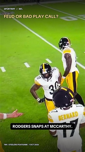 Rodgers vs McCarthy: Feud or Bad Play Call? 👀 #NFL