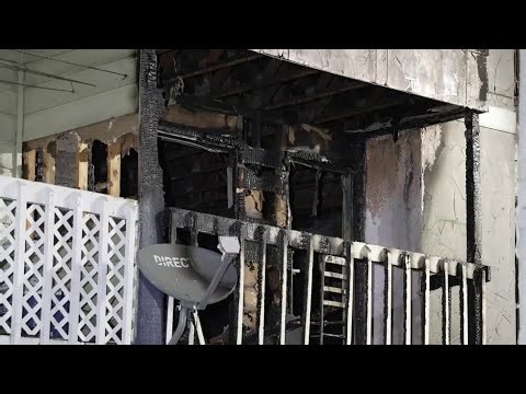 Fire rips through apartments, 6 families displaced