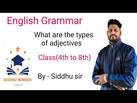 Types of adjectives #english #englishgrammar #englishlanguage #adjectives #exam #ssccgl