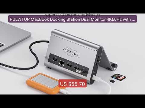 PULWTOP MacBook Docking Station Dual Monitor 4K60Hz with 2 HD... — Amazing Value 2026 | Must Have!