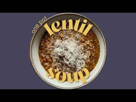 Lentil Soup I Make on Repeat 😋 Easy, Healthy & Delicious
