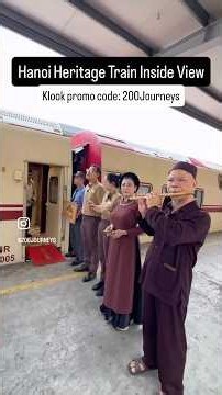 The Most amazing & Heritage Train Journey in Hanoi, Vietnam 🇻🇳