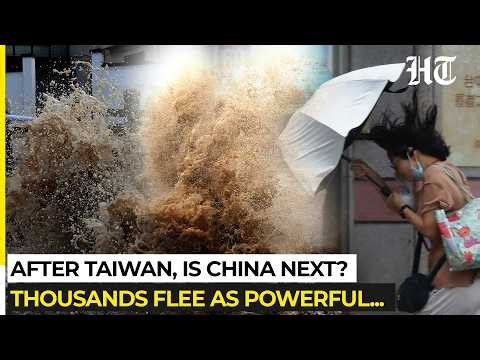 Taiwan on Its Knees,China Braces in Fear as Super Typhoon Bavi Brings Destruction and Flood Warnings