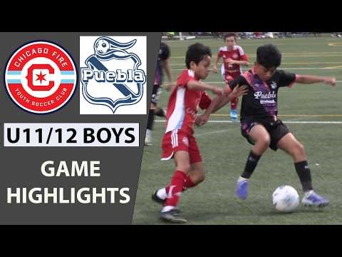 Chicago Fire 2015vs Club Puebla 2014 - Boys Soccer Game Highlights