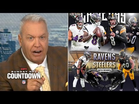 Sunday NFL Countdown | Rex Ryan predicts Steelers vs Ravens for AFC North: Aaron Rodgers or Jackson?