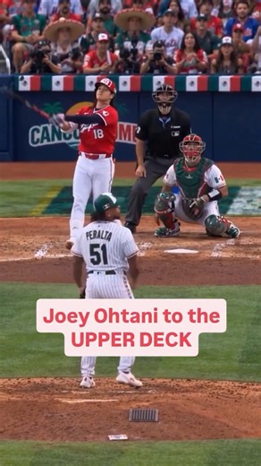 Joey Ohtani Hits First Cancun Home Run 💪 #mlb #baseball #japan #shoheiohtani #dodgers #cancun