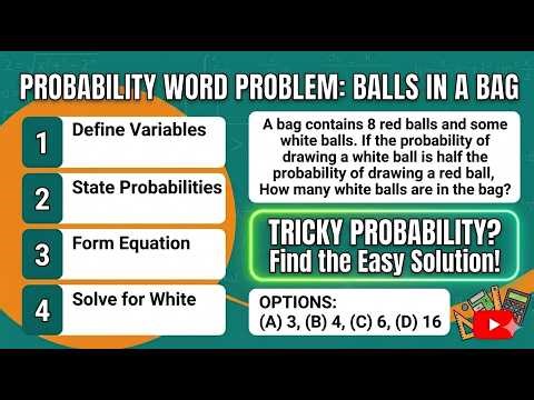 How to Solve Difficult Probability Questions Step by Step | Exam Tricks & Shortcuts