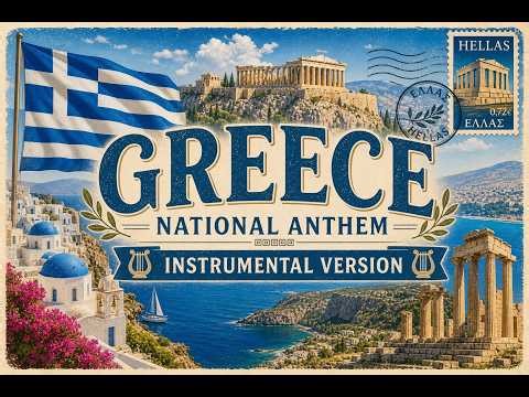 Greece National Anthem (Instrumental) | Lagu Kebangsaan Greece | Εθνικός Ύμνος της Ελλάδας