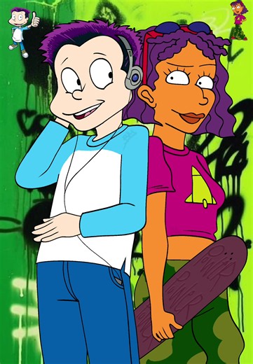 YES, THIS IS SHIP ART of Tommy (Rugrats) and Reggie (Rocket Power). I remembered I have free will and can draw whatever I like, so I drew one of my childhood ships! Also, my bad for my absence, I just had no motivation to draw for a while…. #rugrats #rocketpower #crackship #fanart #commsopen