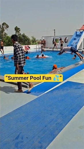 Swimming Pool Fun with Friends 💦 Summer Vibes #viralshorts#shorts