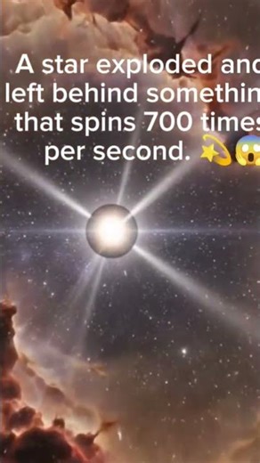 After the most violent explosion in the universe, something tiny, dense and almost impossible....