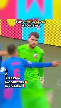 Top 5 Triple Saves in Football! Three insane saves, unbelievable reflexes and pure goalkeeper magic