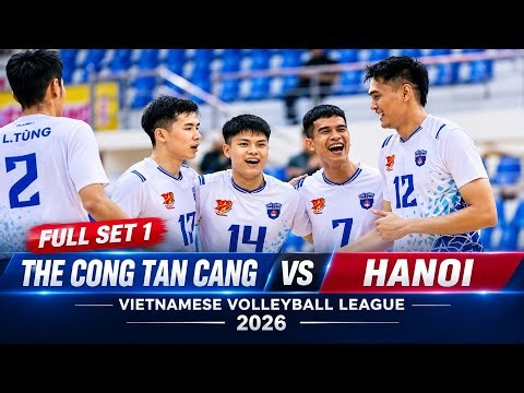 Rivan Nurmulki | The Cong Tan Cang VS Hanoi | Full Set 1 | Vietnamese Volleyball League