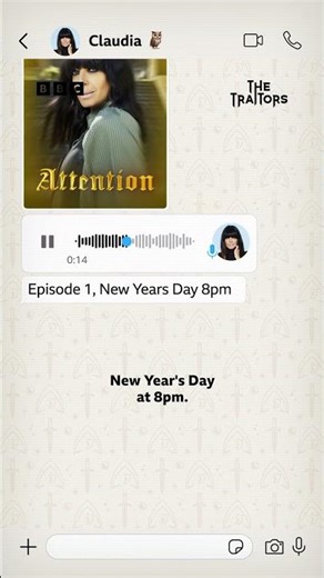 Claudia Winkleman has a scheduling message for The Traitors