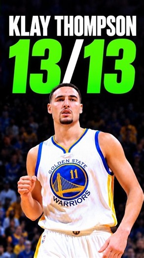 That Time When Klay Thompson Had The Perfect Quarter #nba #basketball #shorts #klaythompson