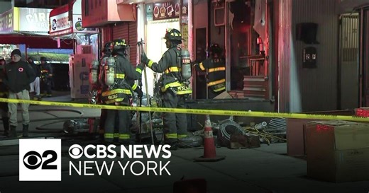 Crews battle basement fire in Brooklyn
