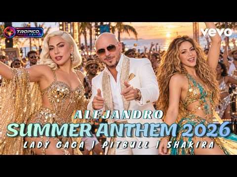 Lady Gaga x Shakira x Pitbull – Alejandro | Latin EDM Festival Megamix 2026 | Tropico Pulse