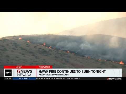 Evacuation orders changing rapidly as the Hawk Fire continues to burn
