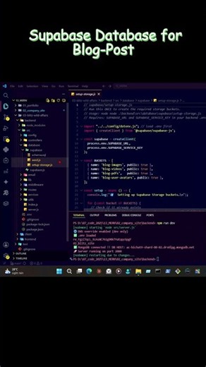Supabase + PostgreSQL | Building the Database Behind BlogForge