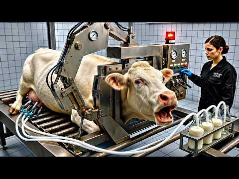 Inside a Cow Milk Cheese Factory | From Fresh Milk to Premium Cheese | Full Manufacturing Process