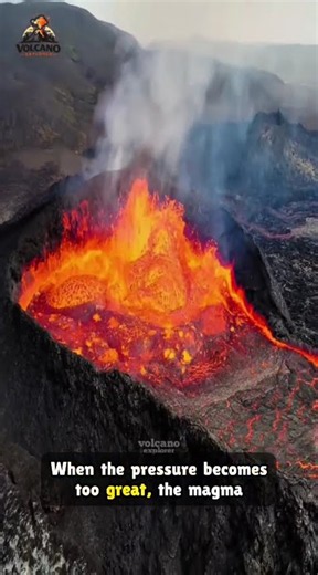 🤯 What Happens Inside the Earth Before a Volcano Erupts?