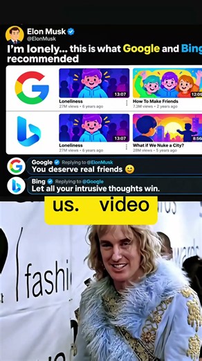 Google vs Bing When You're Lonely💀 😭