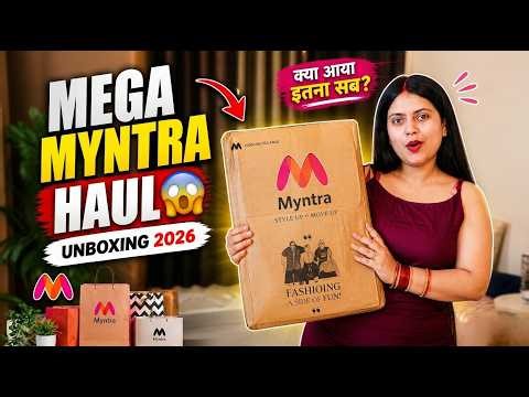 Myntra Unboxing Video | Latest Myntra Kurta Set Haul aupto 75% Off | Shruti Mishra