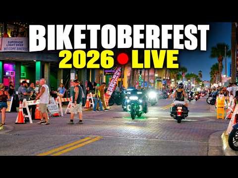 🔴 DAYTONA BIKETOBERFEST 2026 LIVE 🏍️🔥