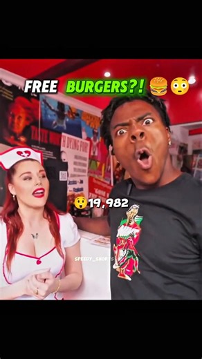IShowSpeed Found A FREE Burger Place For 350+ Pounds People 🍔😂