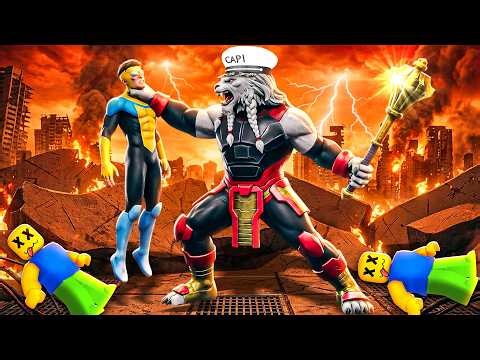 Becoming BATTLE BEAST from INVINCIBLE in ROBLOX