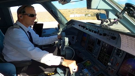 Embraer aircraft takes off from scenic Mykonos in this video | Just Planes