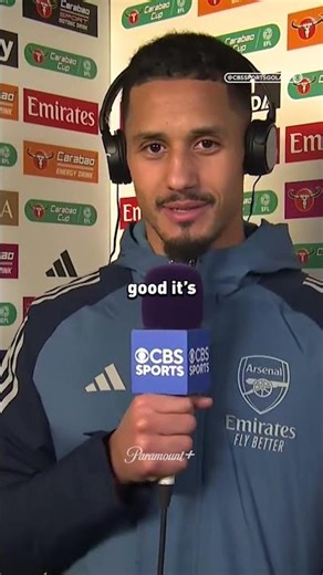 William Saliba praises Arsenal teammate Jurrien Timber ✨