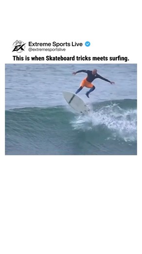 He’s Doing Skate Tricks On A Surfboard 🤯 Zoltan Torkos 💪#extremesports #surfing #shorts
