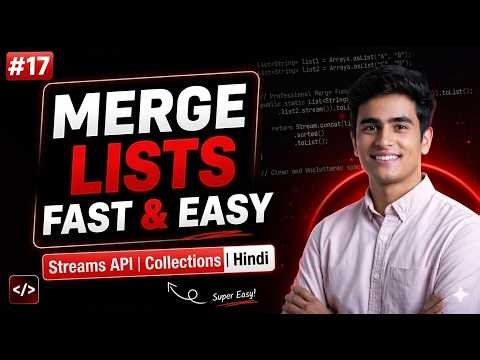 Java Stream API | Merge Two Lists | CSwithVK