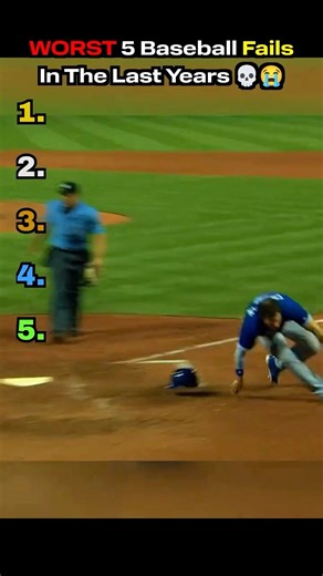 Top 5 Baseball Fails So Bad They Went Viral 😂⚾