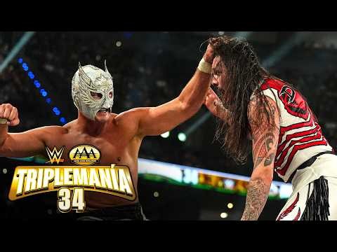 El Grande Americano captures AAA Mega Title from Dominik Mysterio: Triplemanía 34 highlights