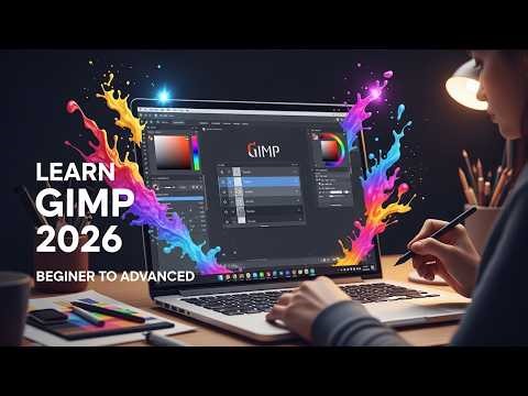 Learn GIMP from Scratch: The Ultimate Beginner to Advanced Roadmap | Graphic Design Guide 2026