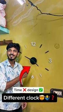 Ee Plastic Clock 🕰️ Work avutundha asalu 🤯🤷‍♂️❓
