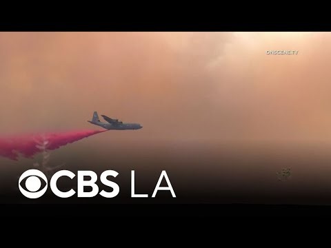 Summit Fire continues to burn in the Angeles National Forest