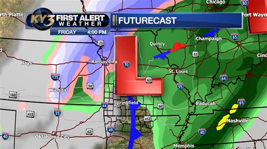 FIRST ALERT WEATHER: Dry for the first half of the week, rain chances increase Thursday and Friday | KY3 Weather