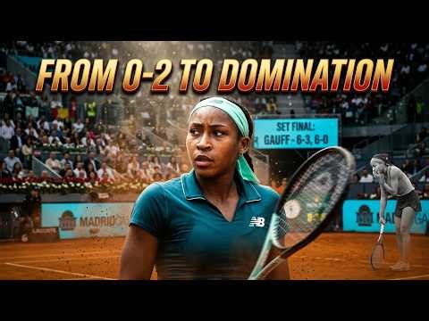Coco Gauff’s SHOCK Turnaround in Madrid… From Collapse to Complete Domination