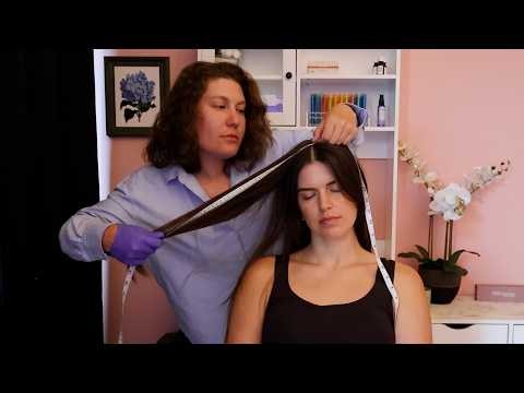 ASMR Hair Doctor Gives Her the Full Care Experience ft. @emvyASMR