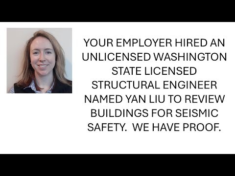Shoreline WA Planning Manager Elise Keim Works with Unlicensed Washington State Structural Engineer